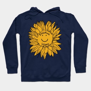 Positive Vibes Sunflower Hoodie